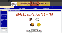 Desktop Screenshot of maislathletics.org